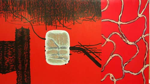 red painting